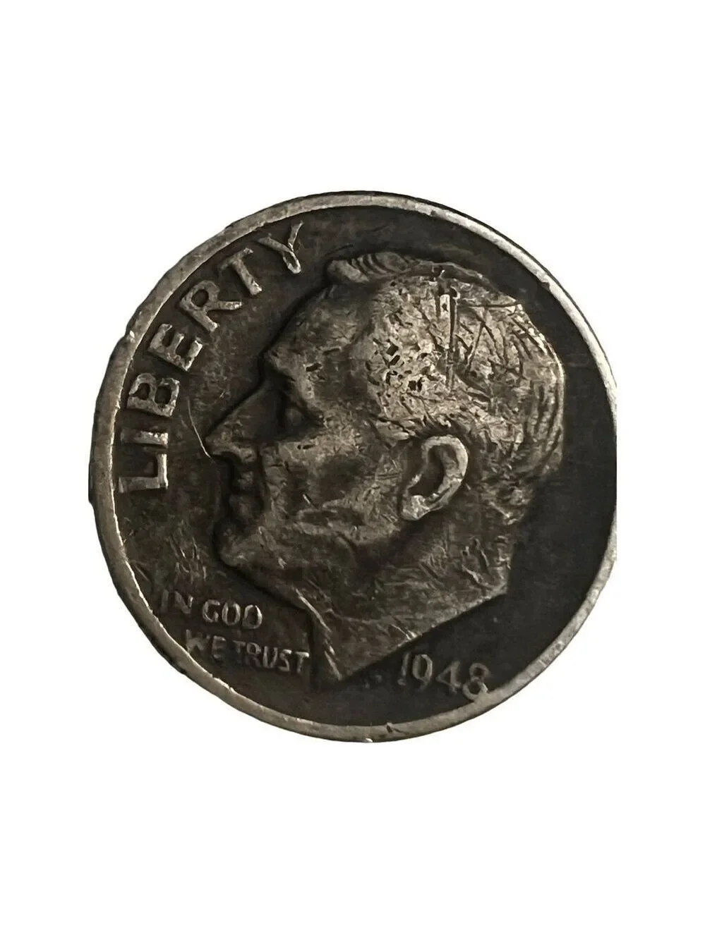 Rare 1948 D Roosevelt Silver Dime